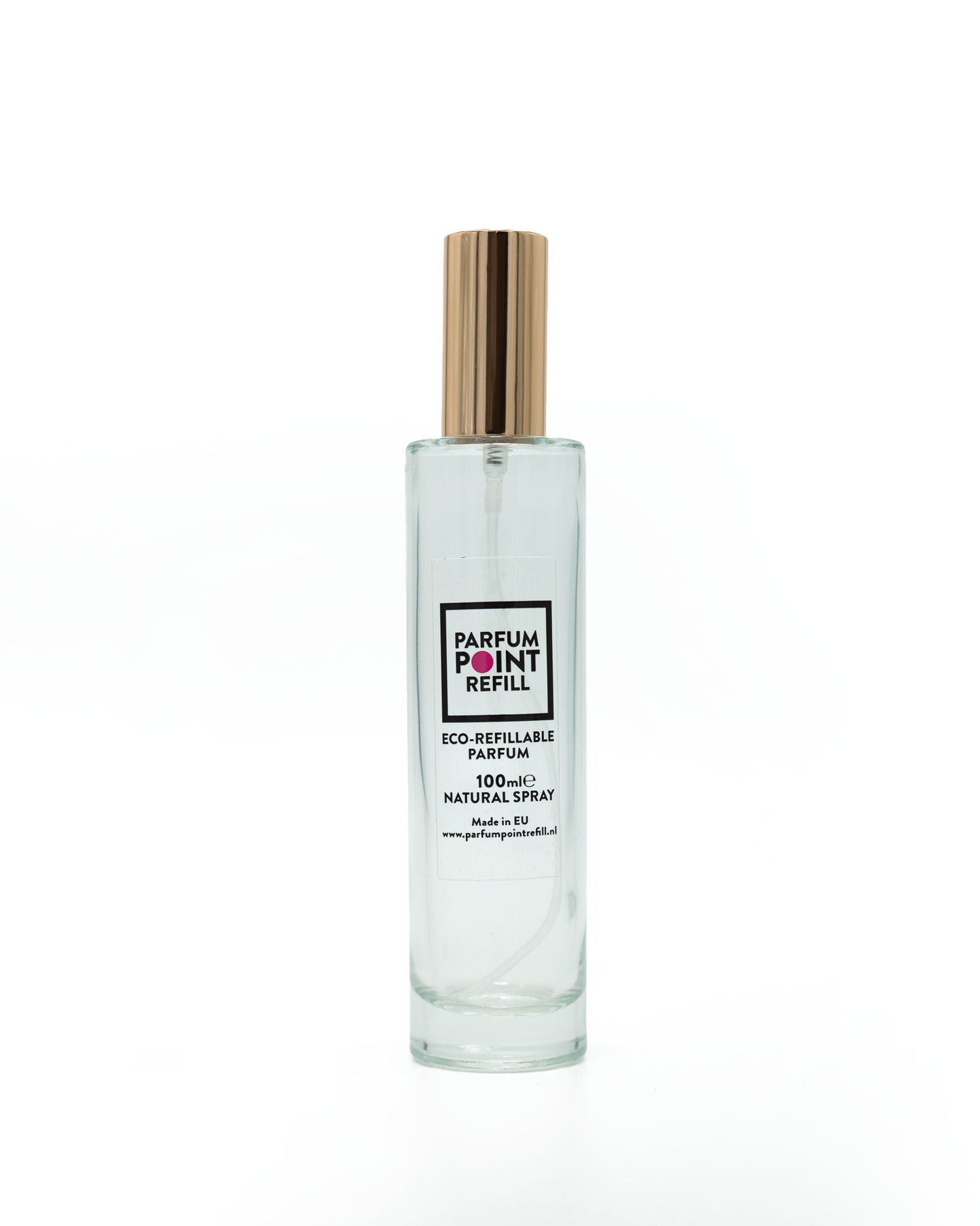 Rond flesje doorzichtig 100ML