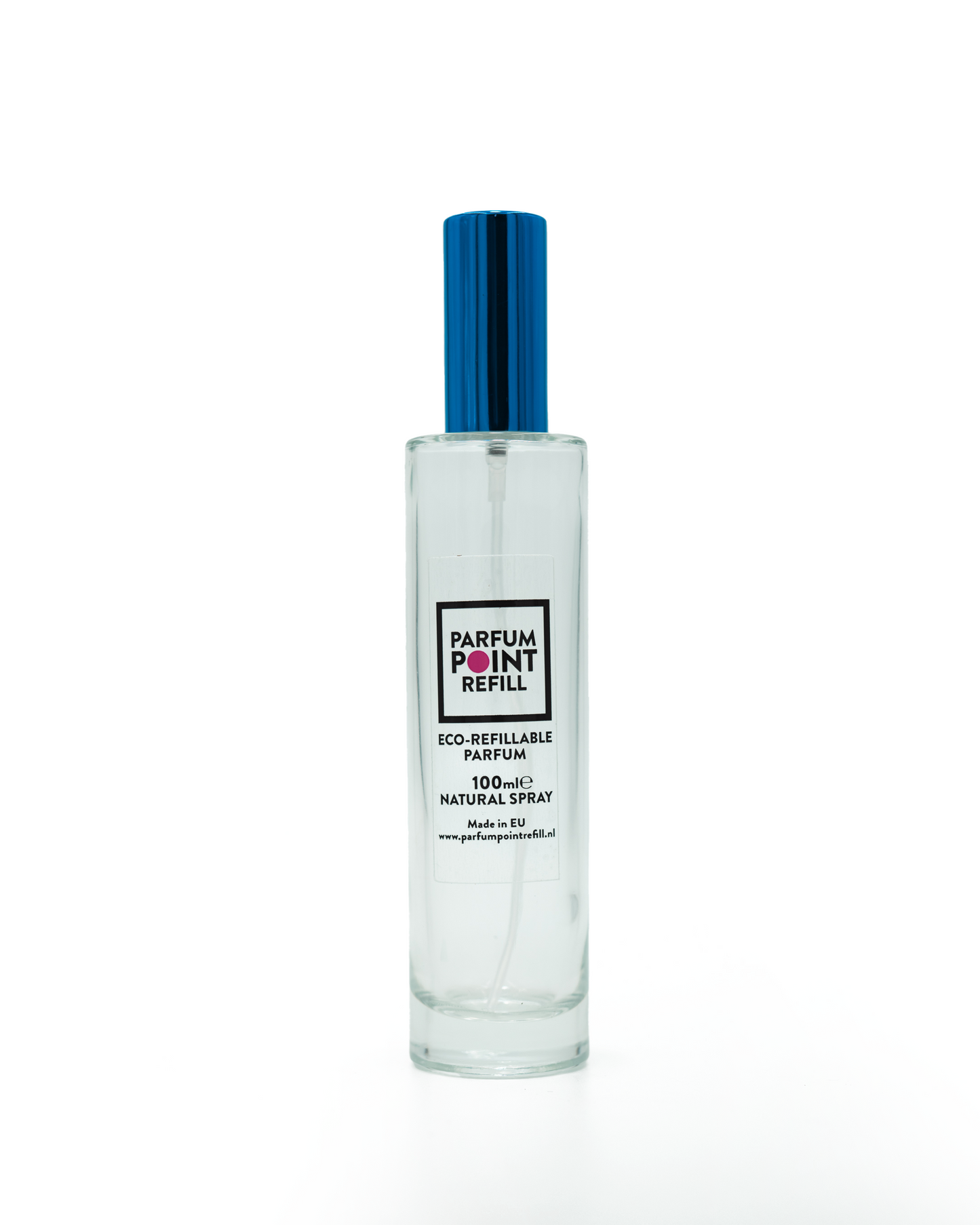 Rond flesje doorzichtig 100ML