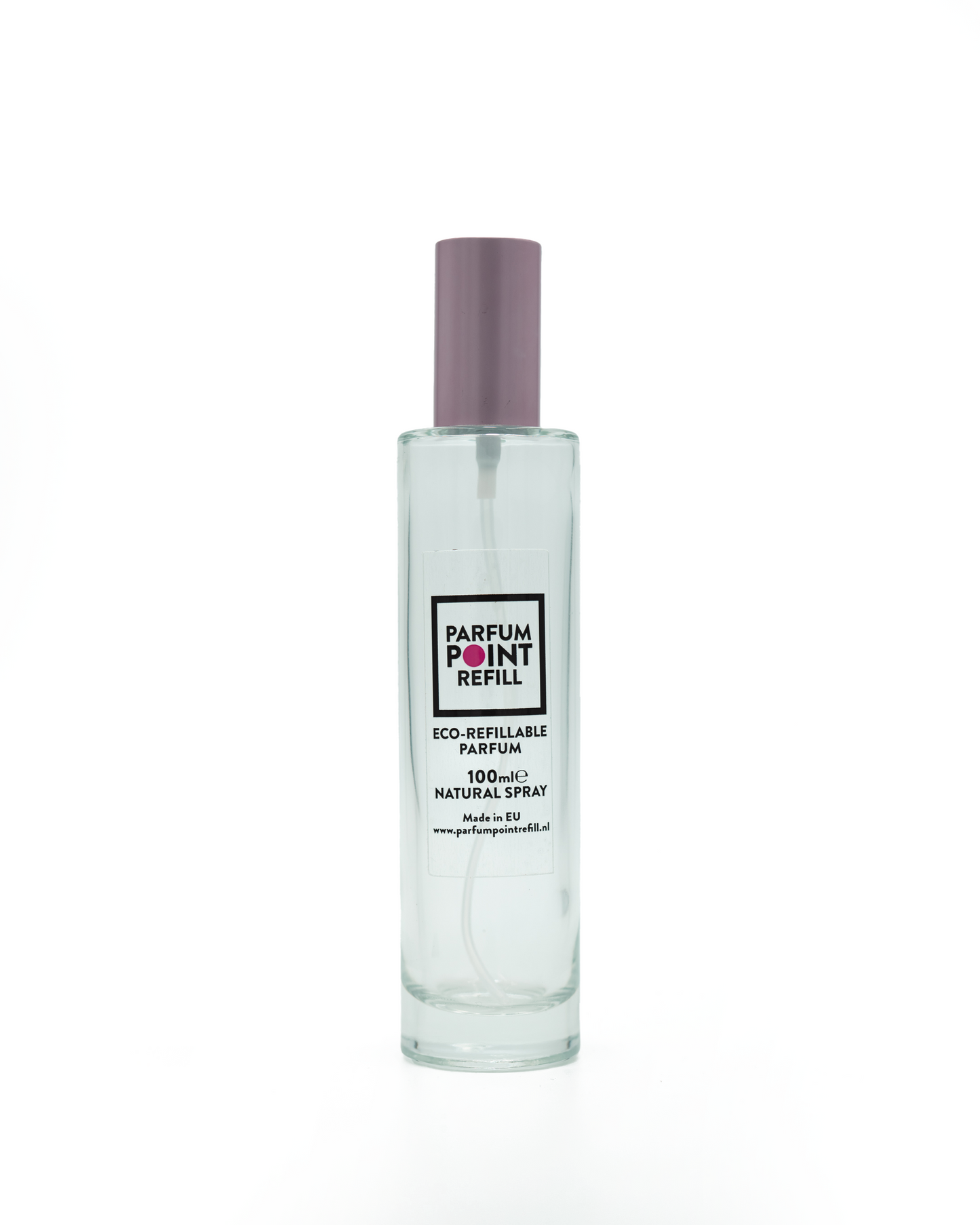 Rond flesje doorzichtig 100ML