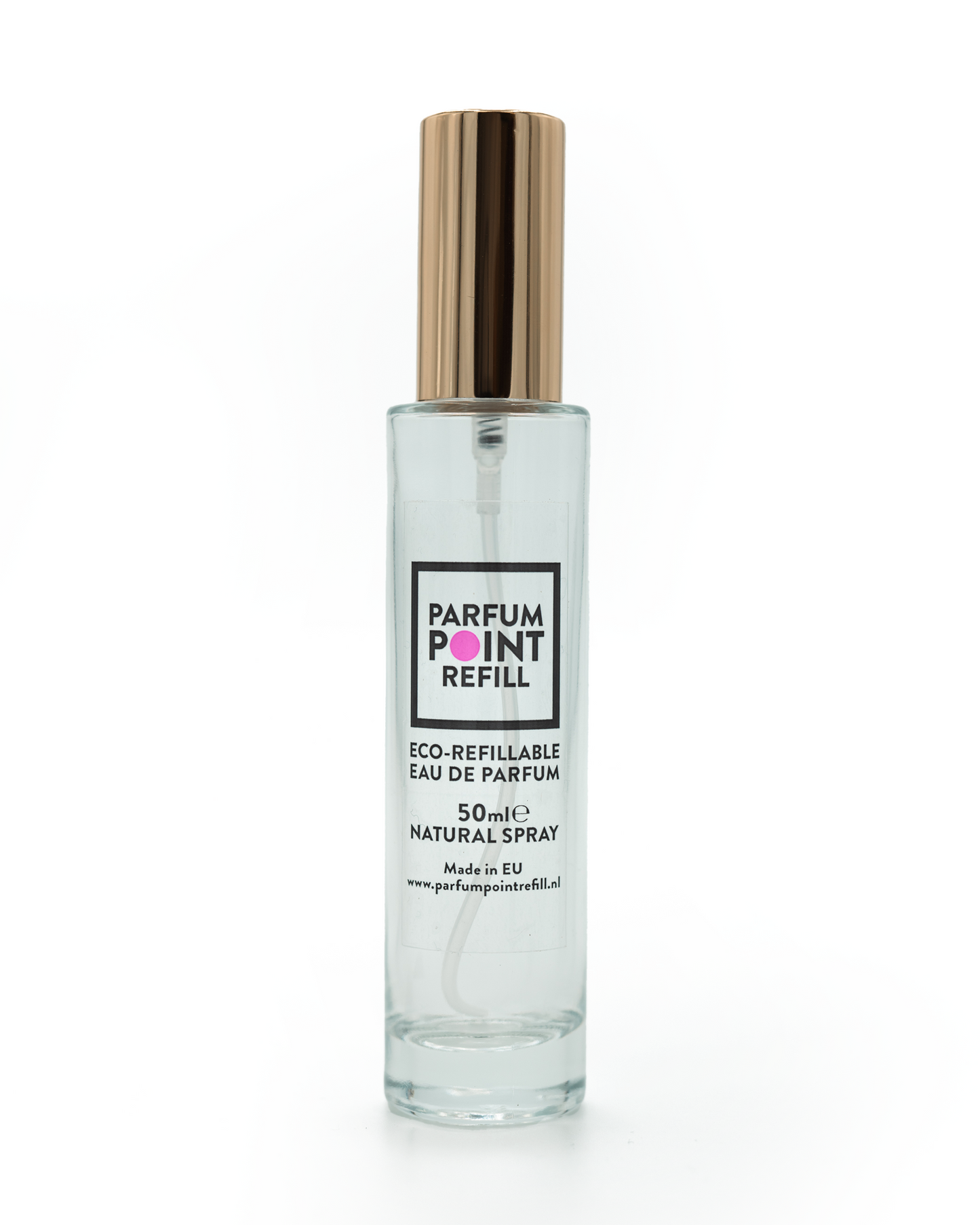 Rond flesje doorzichtig 50ML