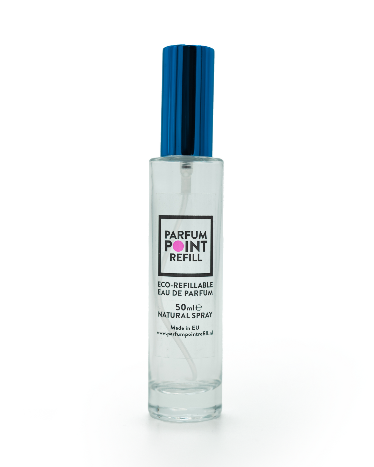 Rond flesje doorzichtig 50ML