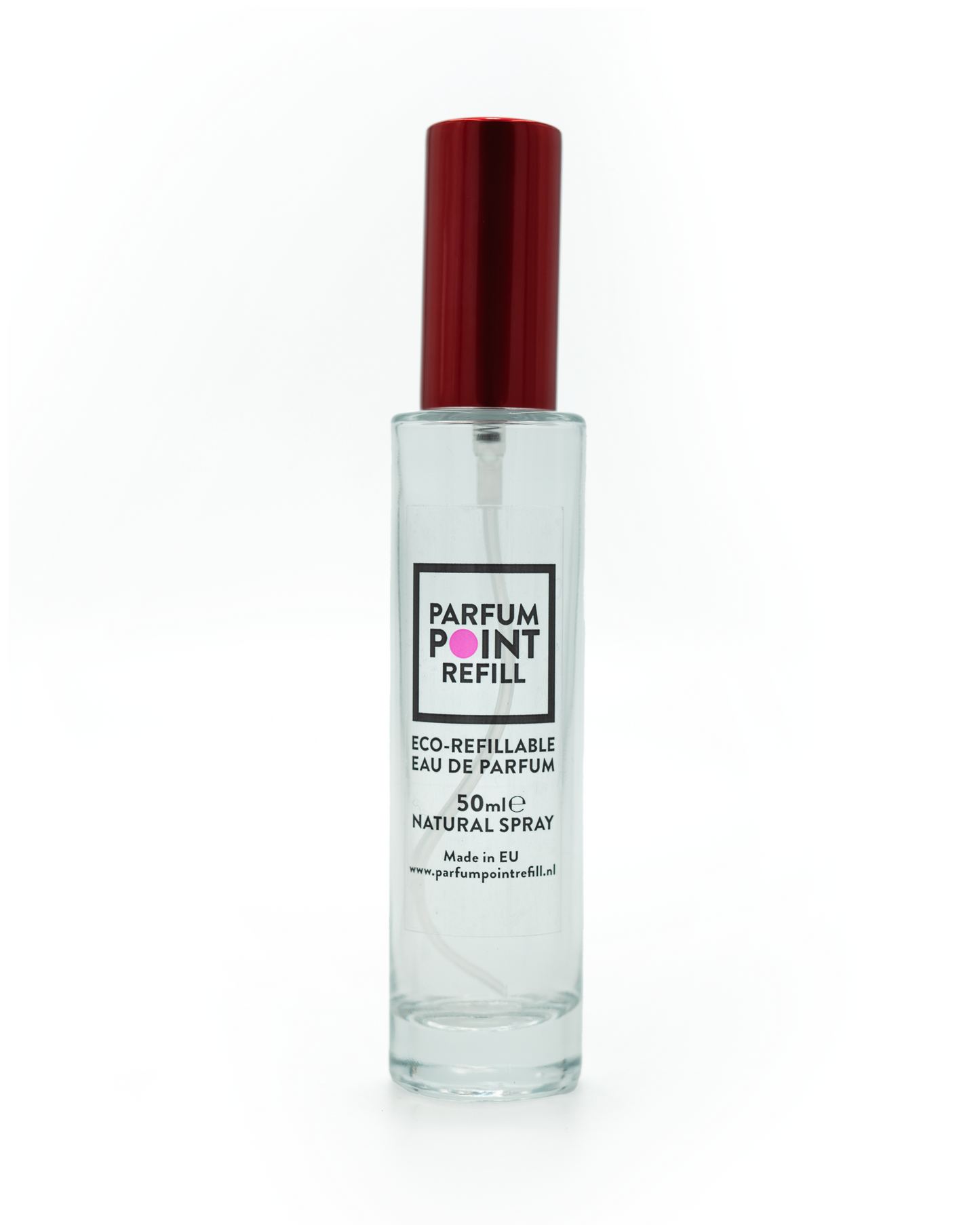 Rond flesje doorzichtig 50ML