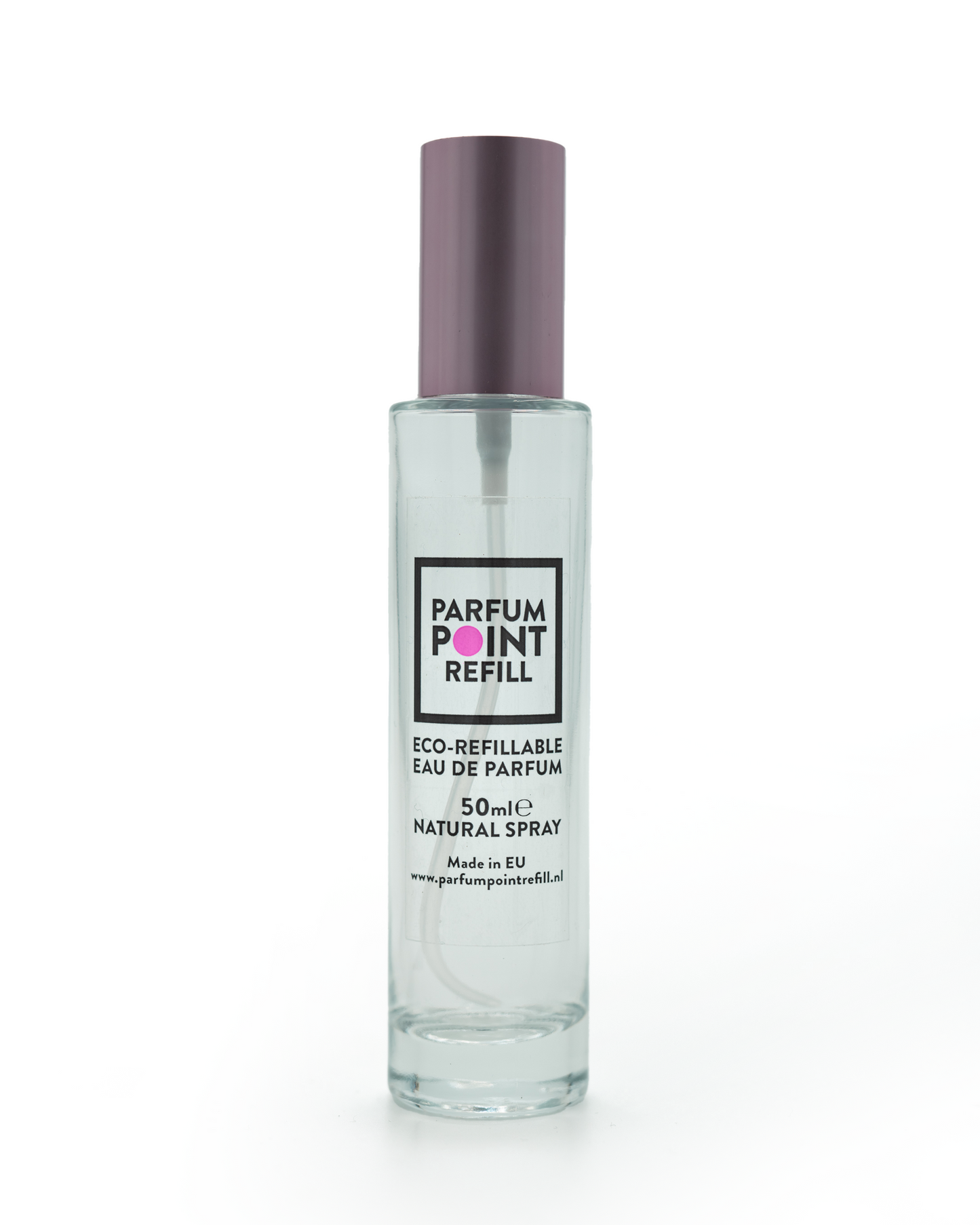 Rond flesje doorzichtig 50ML